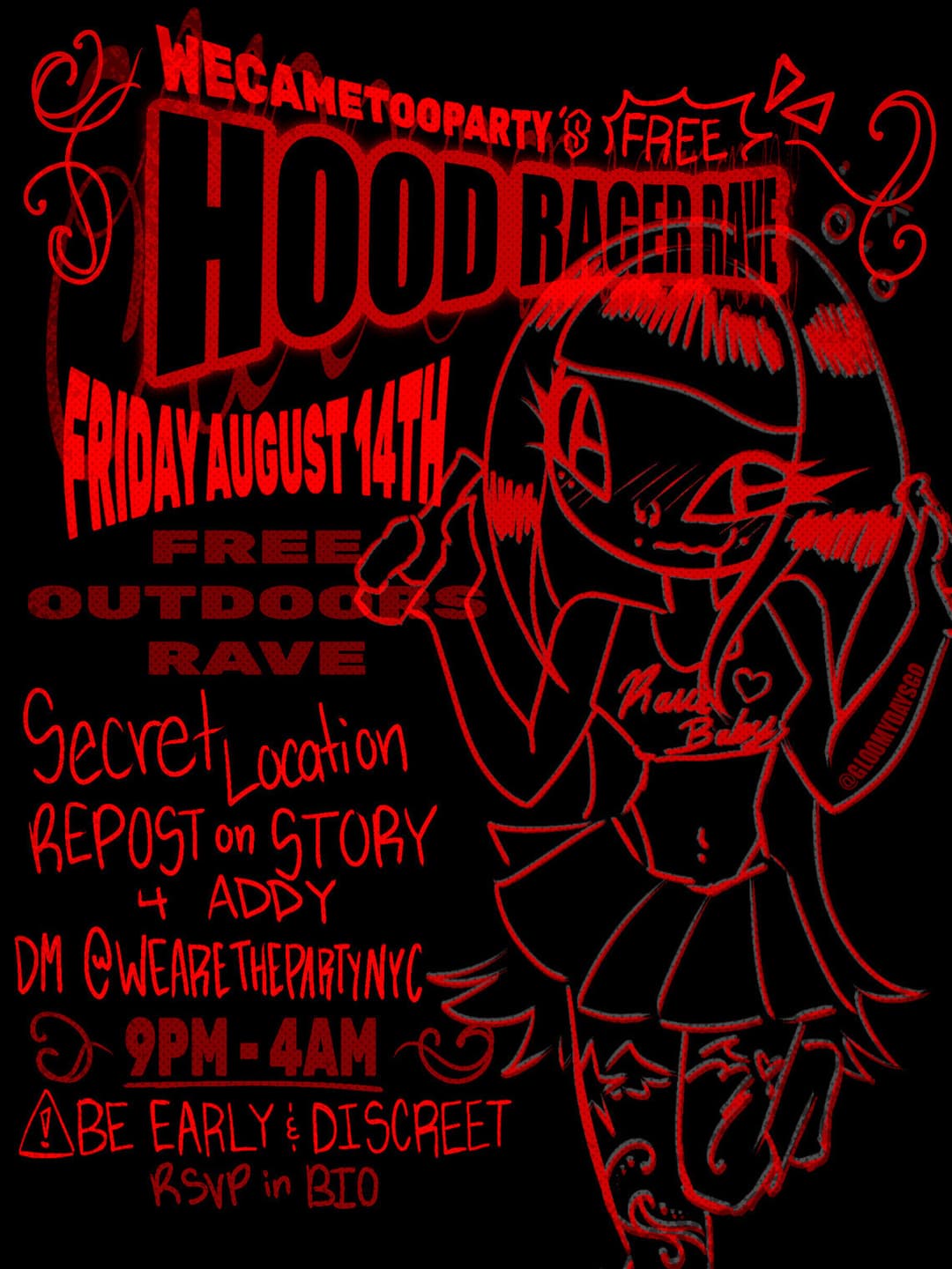 HOOD RAGER RAVE event image