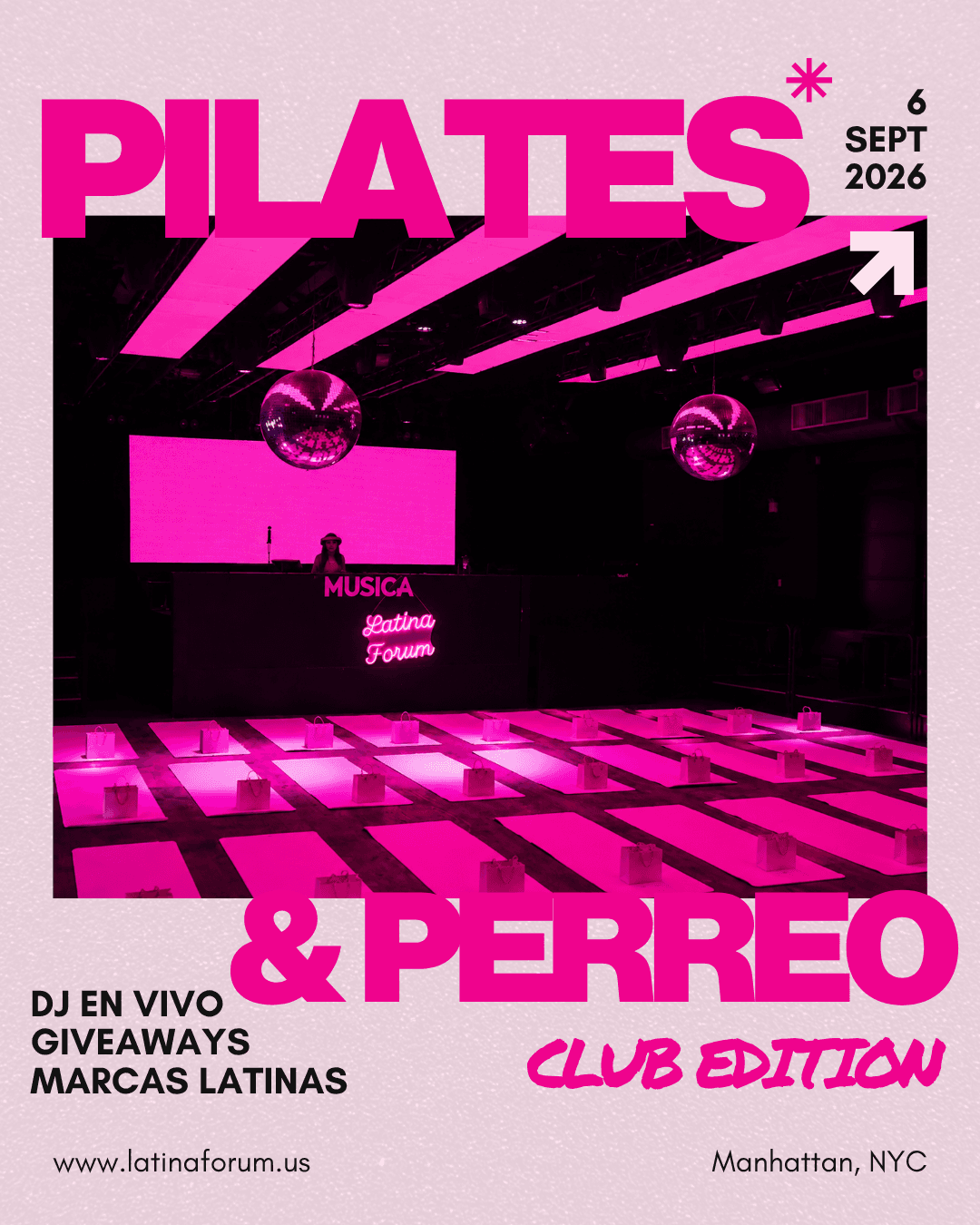 PILATES Y PERREO – NYC 
Club Edition event image