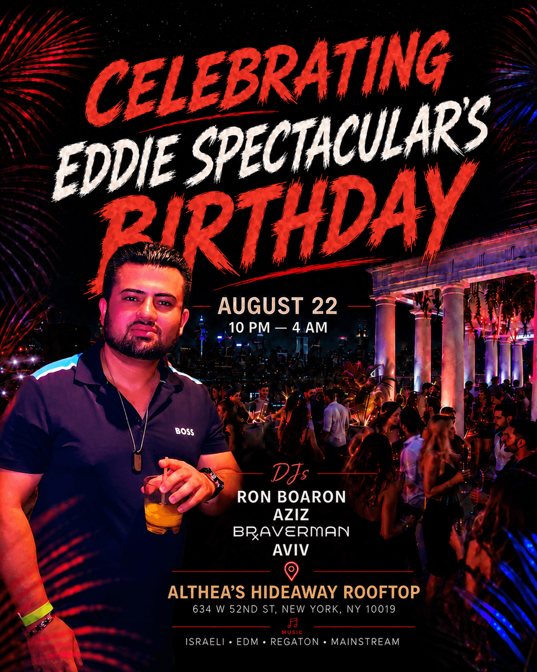 Celebrating Eddie Spectacular's Birthday! event image