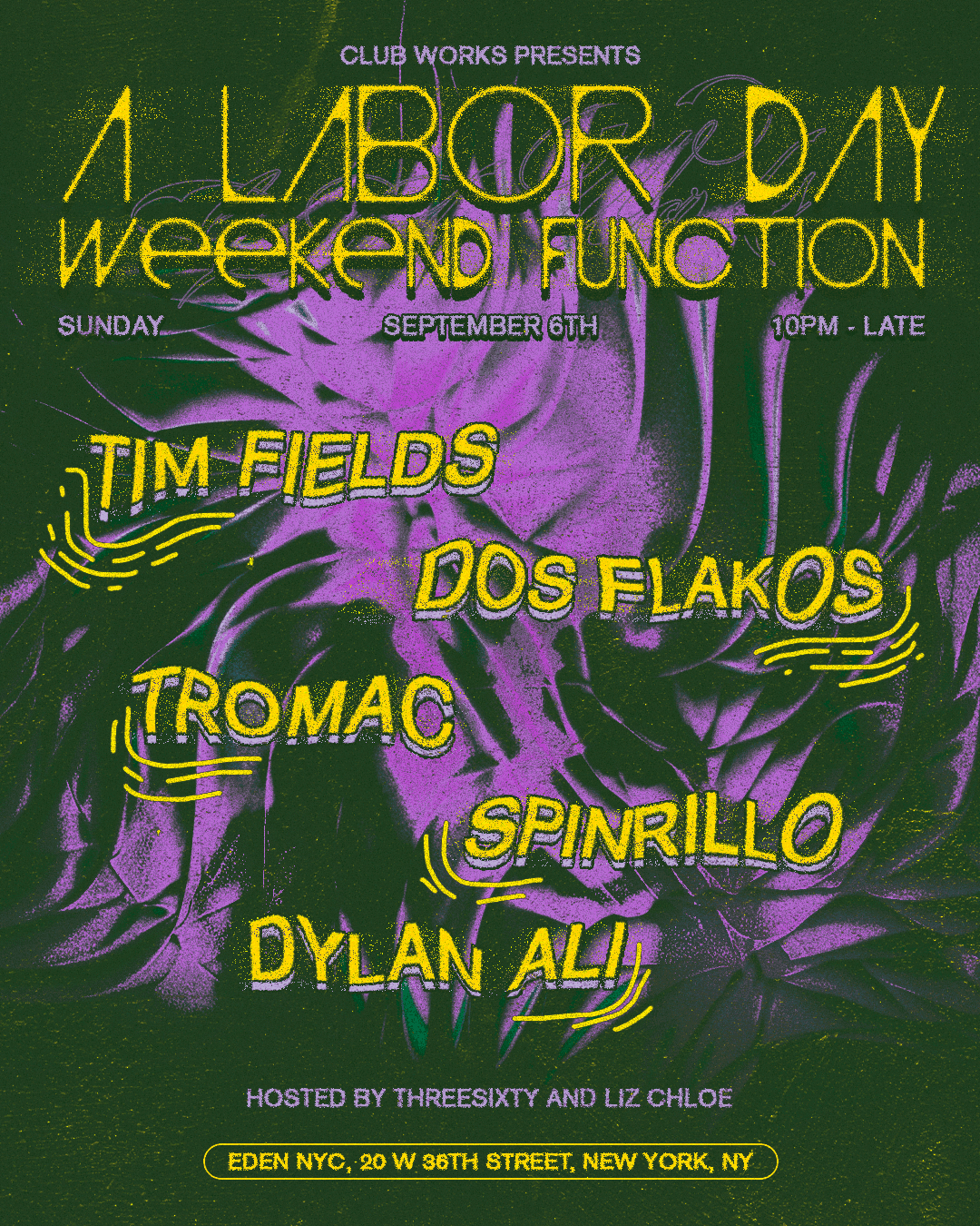 CLUB WORKS: A LABOR DAY WEEKEND FUNCTION event image