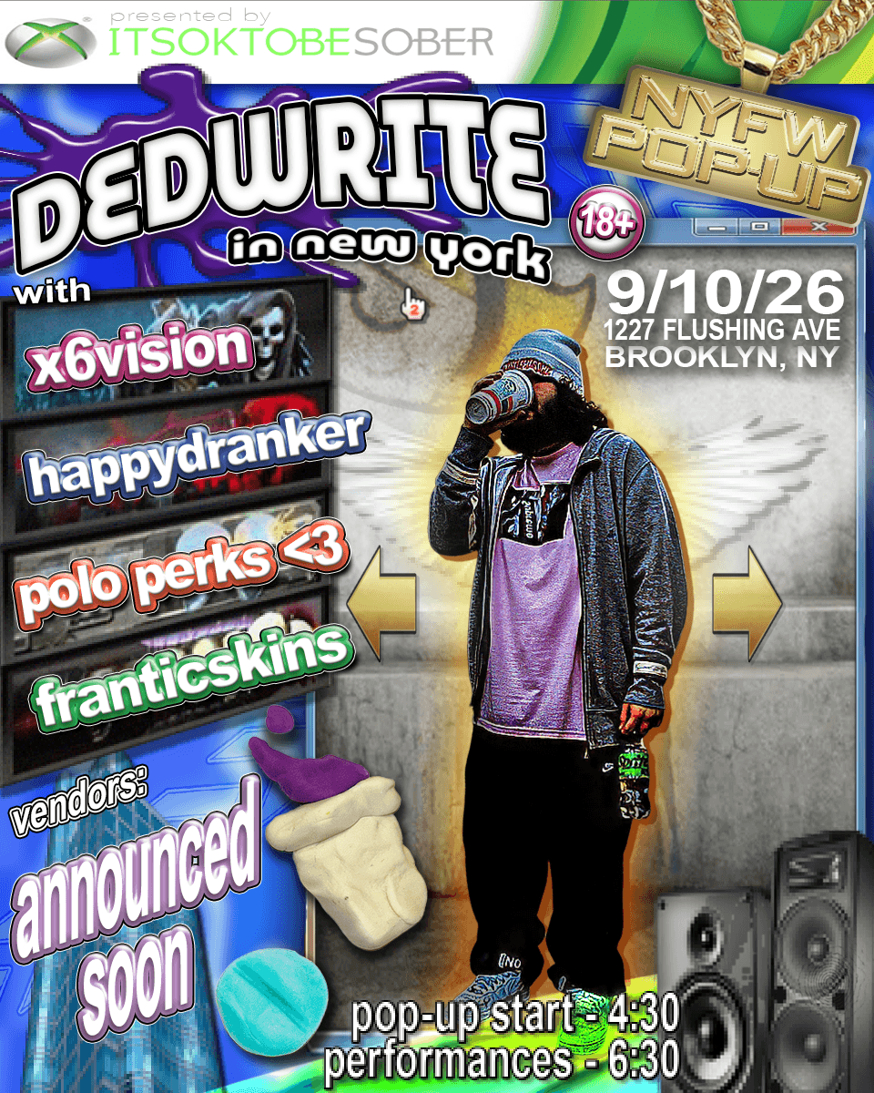 Dedwrite popup (LIVE) event image