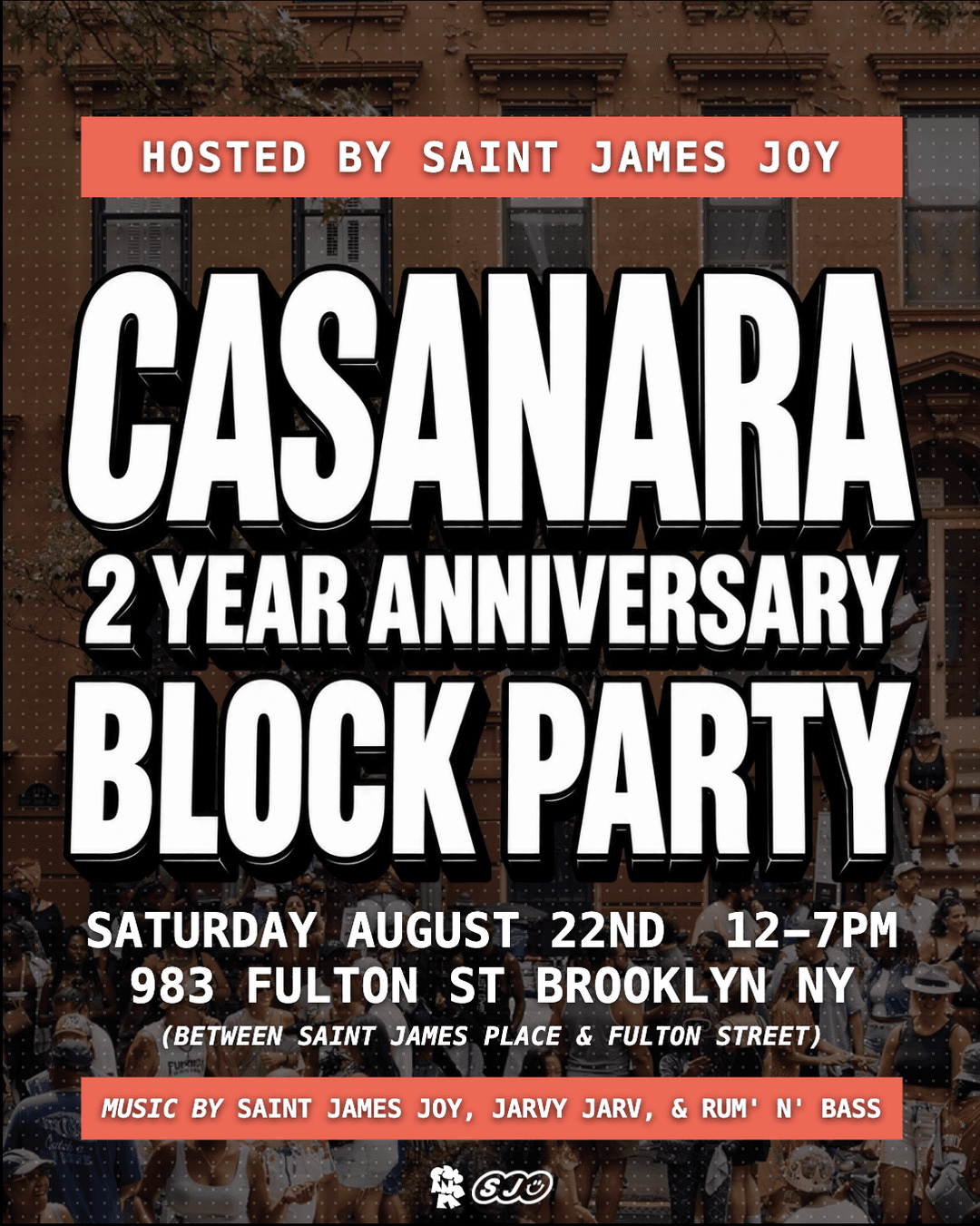Casanara  2 Year Anniversary Block Party event image