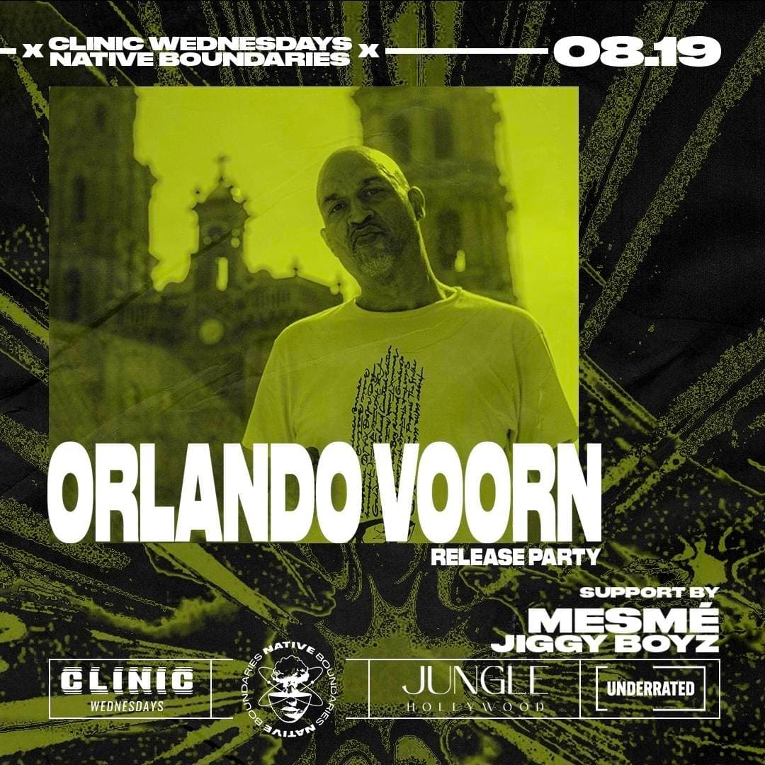 CLINIC WEDNESDAYS  × ORLANDO VOORN event image