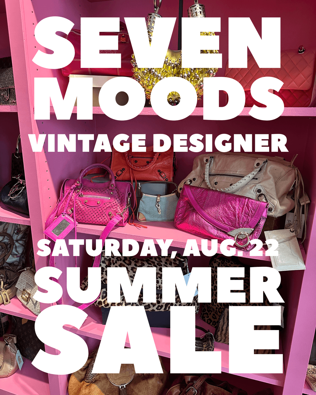 SEVEN MOODS VINTAGE DESIGNER SALE ⭐️ FREE RSVP event image