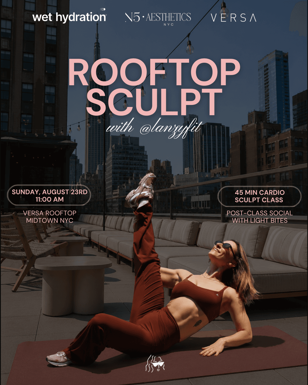 Rooftop Sculpt Cardio Class event image