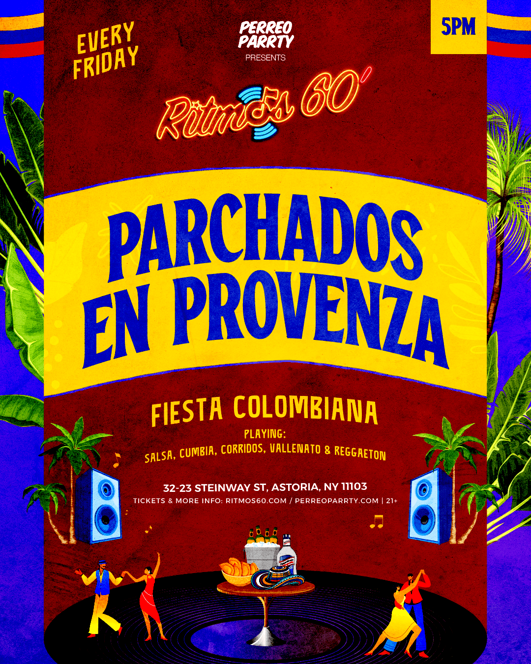 Ritmos: Parchados En Provenza - Colombian Salsa, Vallenato Reggaeton Party event image