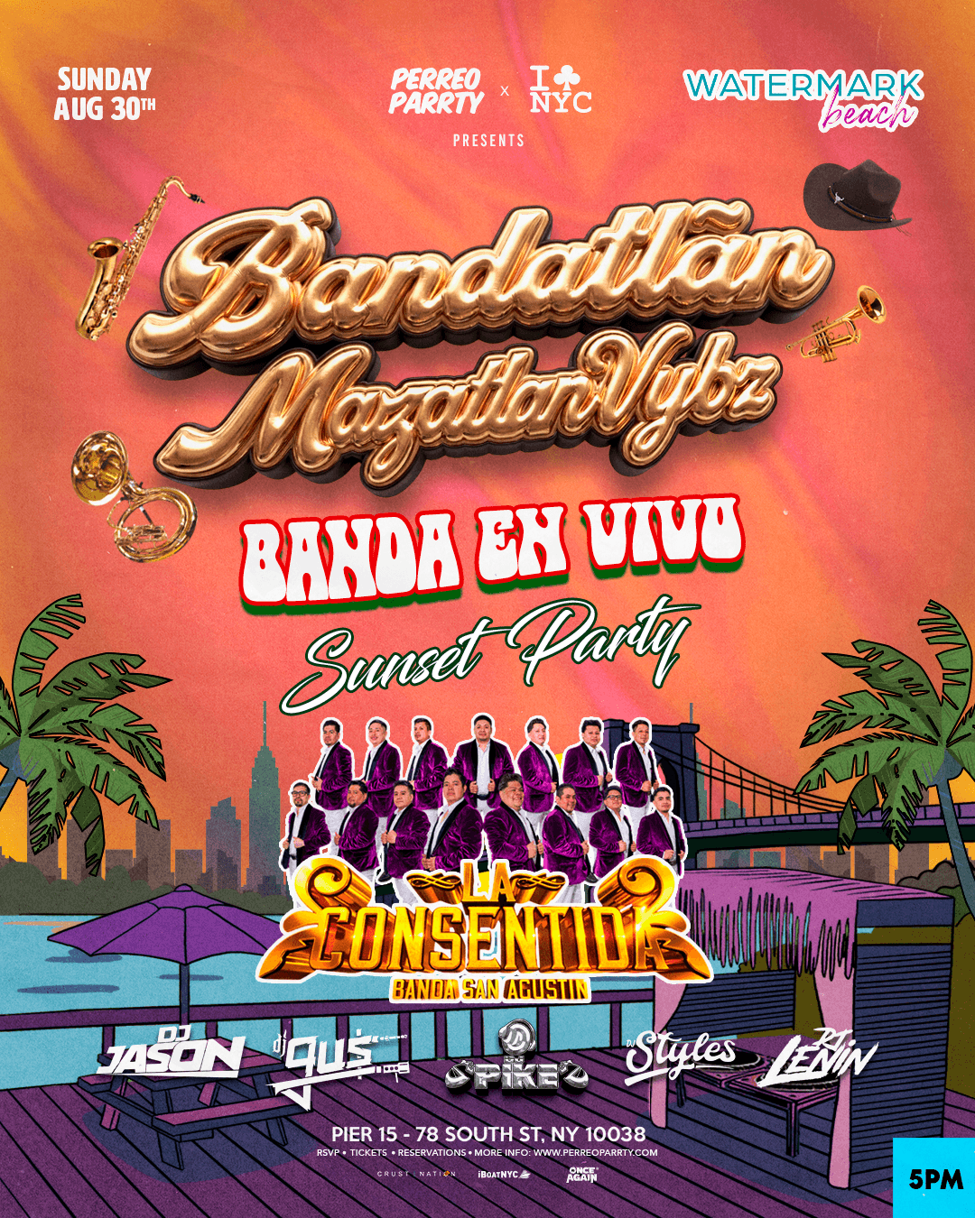 Mexican Sunset Beach Party:  Live Band: La Consentida event image