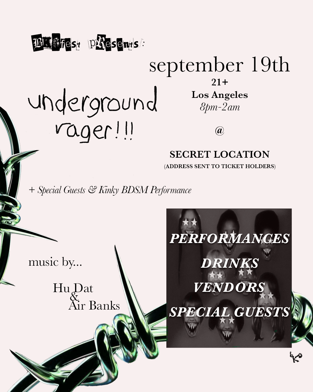 BKOfest: Underground Rager event image