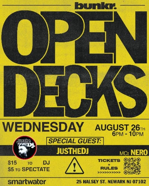 OPEN DECKS at bunkr. event image