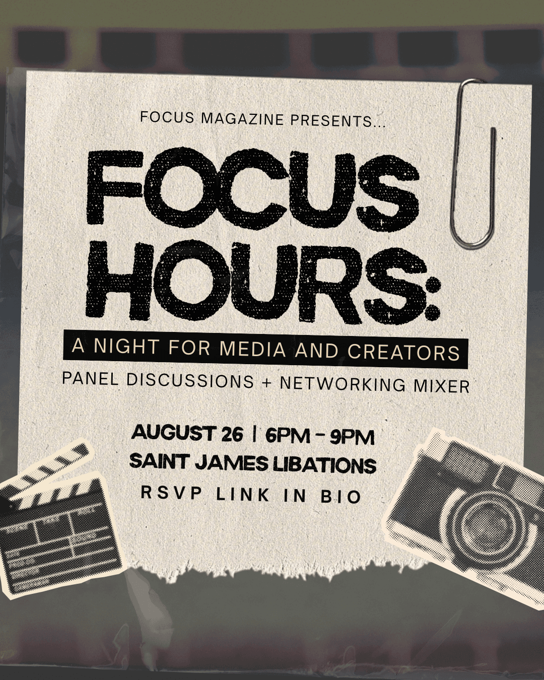 MEDIA & CREATORS PANEL & NETWORKING MIXER event image