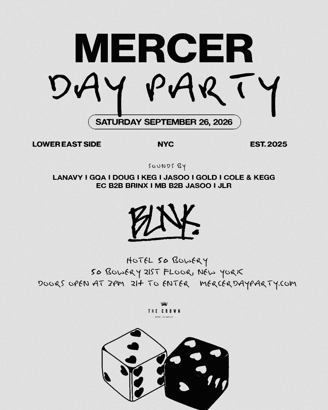 MERCER DAY PARTY - Sep 26 event image