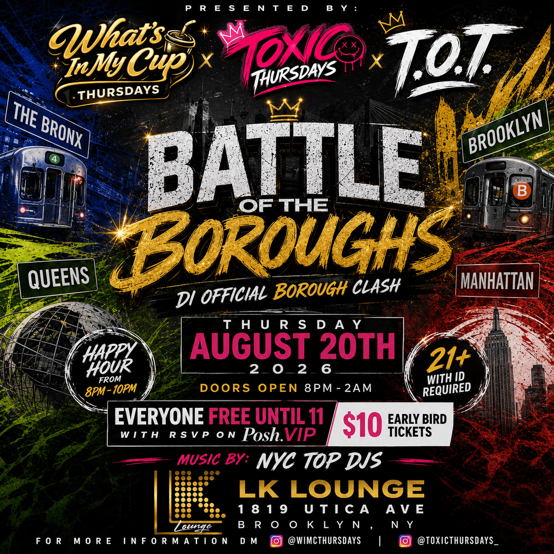 W.I.M.C x TOXIC x T.O.T Presents : Battle Of The Boroughs : DI OFFICIAL BOROUGH CLASH event image