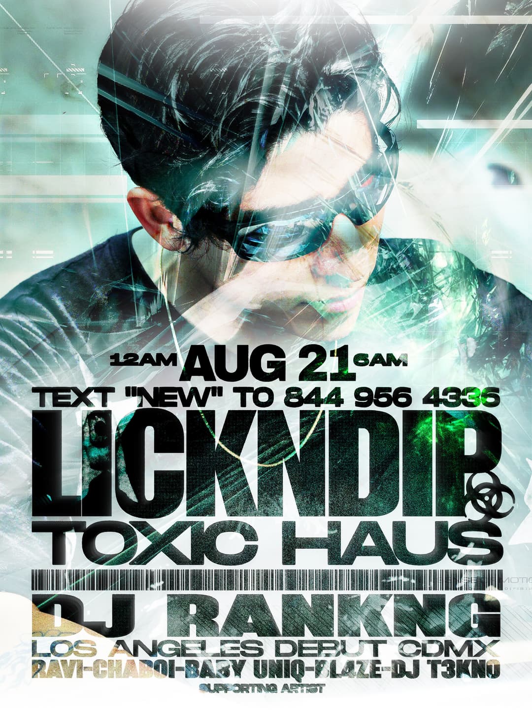 LICKNDIP X TOXIC HAUS  DJ RANKING 8/21 event image