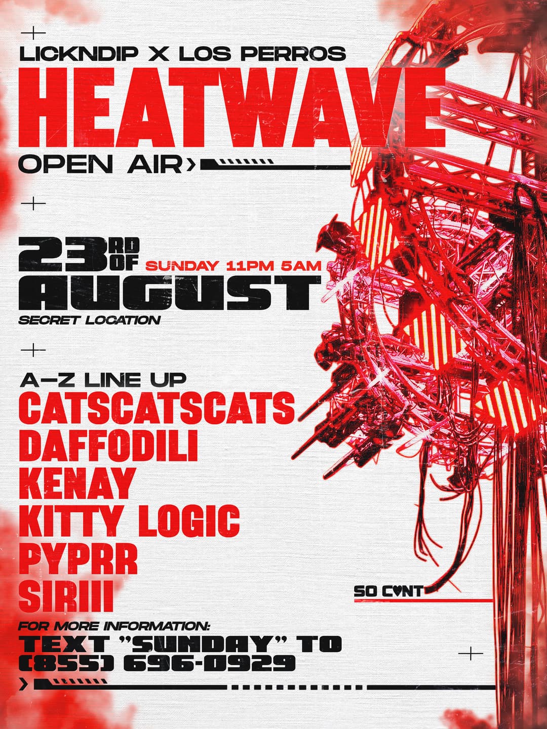 LICKNDIP X LOS PERROS HEATWAVE 8/23 event image