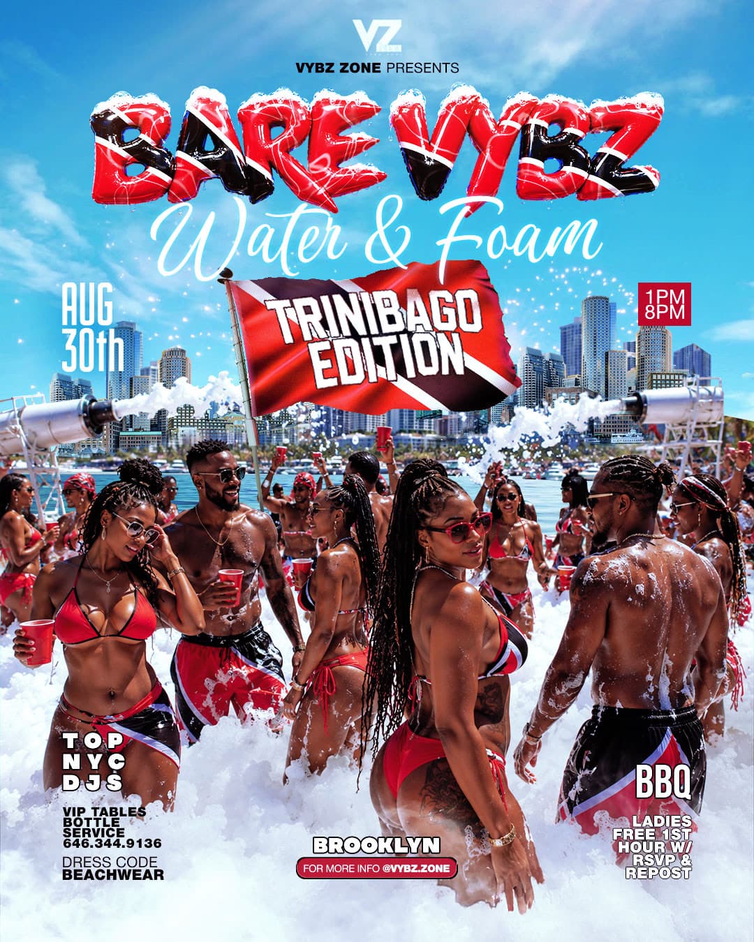 BARE VYBZ : WATER + FOAM TRINI EDITION 🇹🇹💦 event image