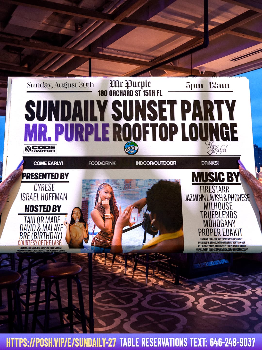 Sundaily @ Mr Purple Rooftop event image