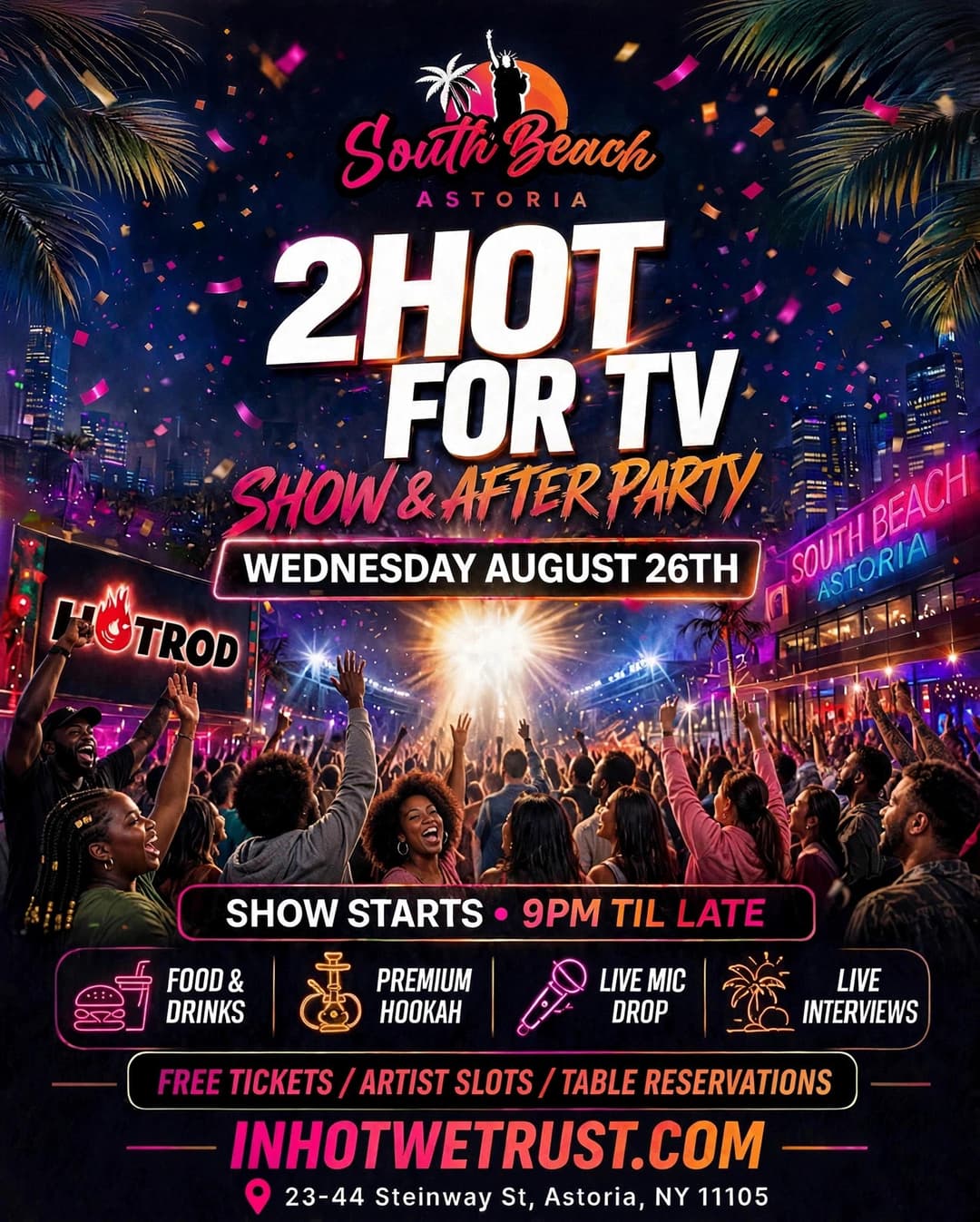2HotForTv Party At South Beach NY event image
