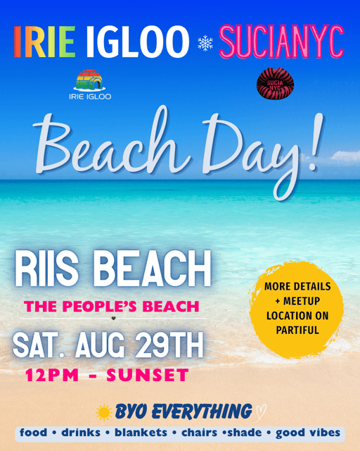 Irie Igloo X SuciaNYC Beach Day event image