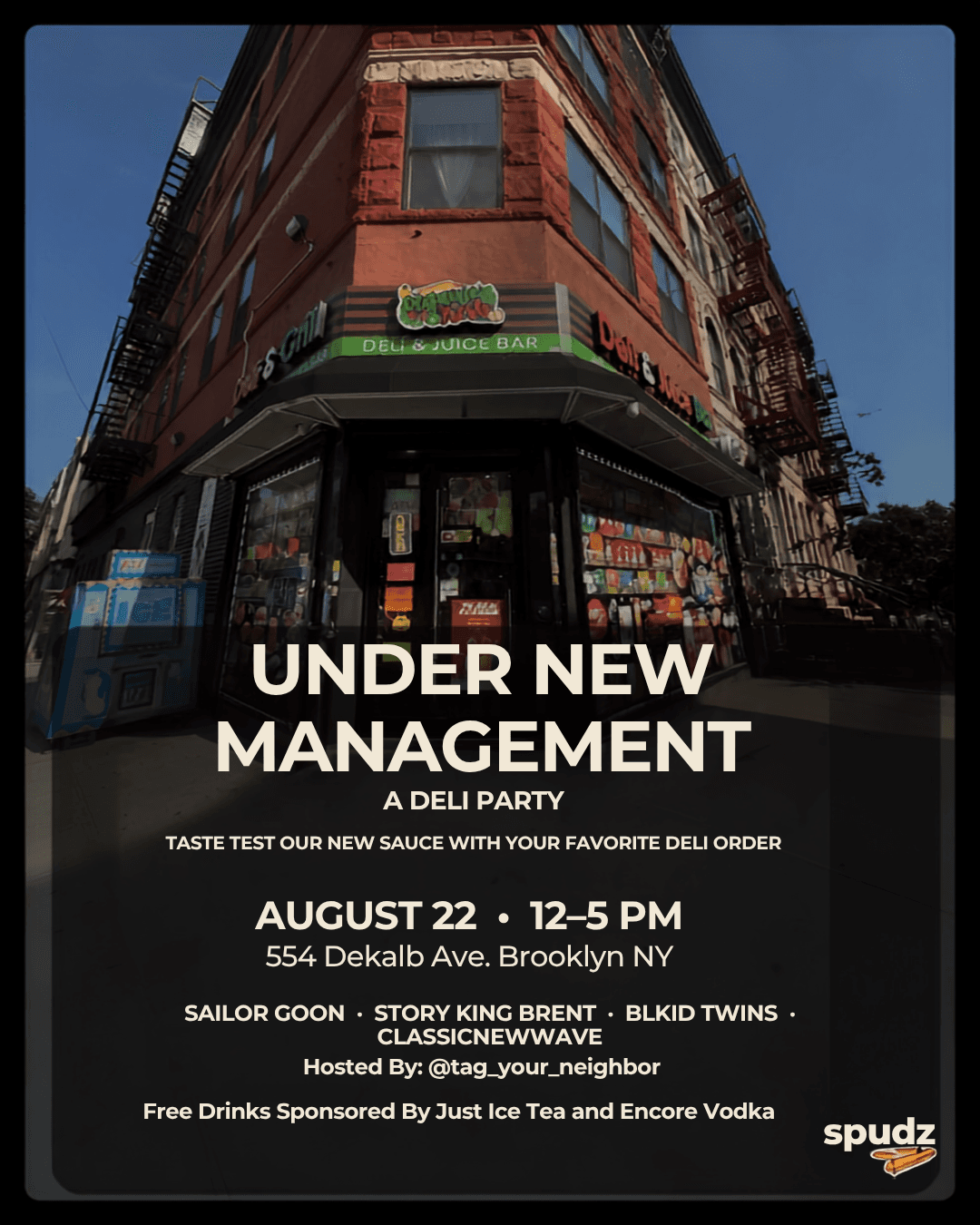 Under New Management: A Deli party event image