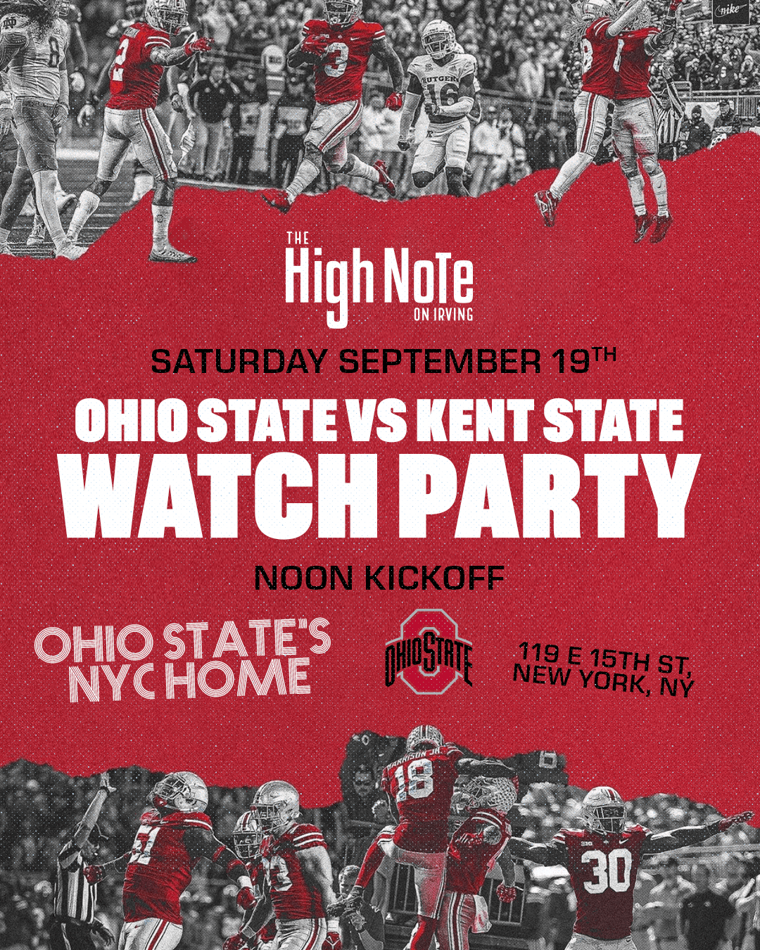 Ohio State vs Kent State Watch Party event image