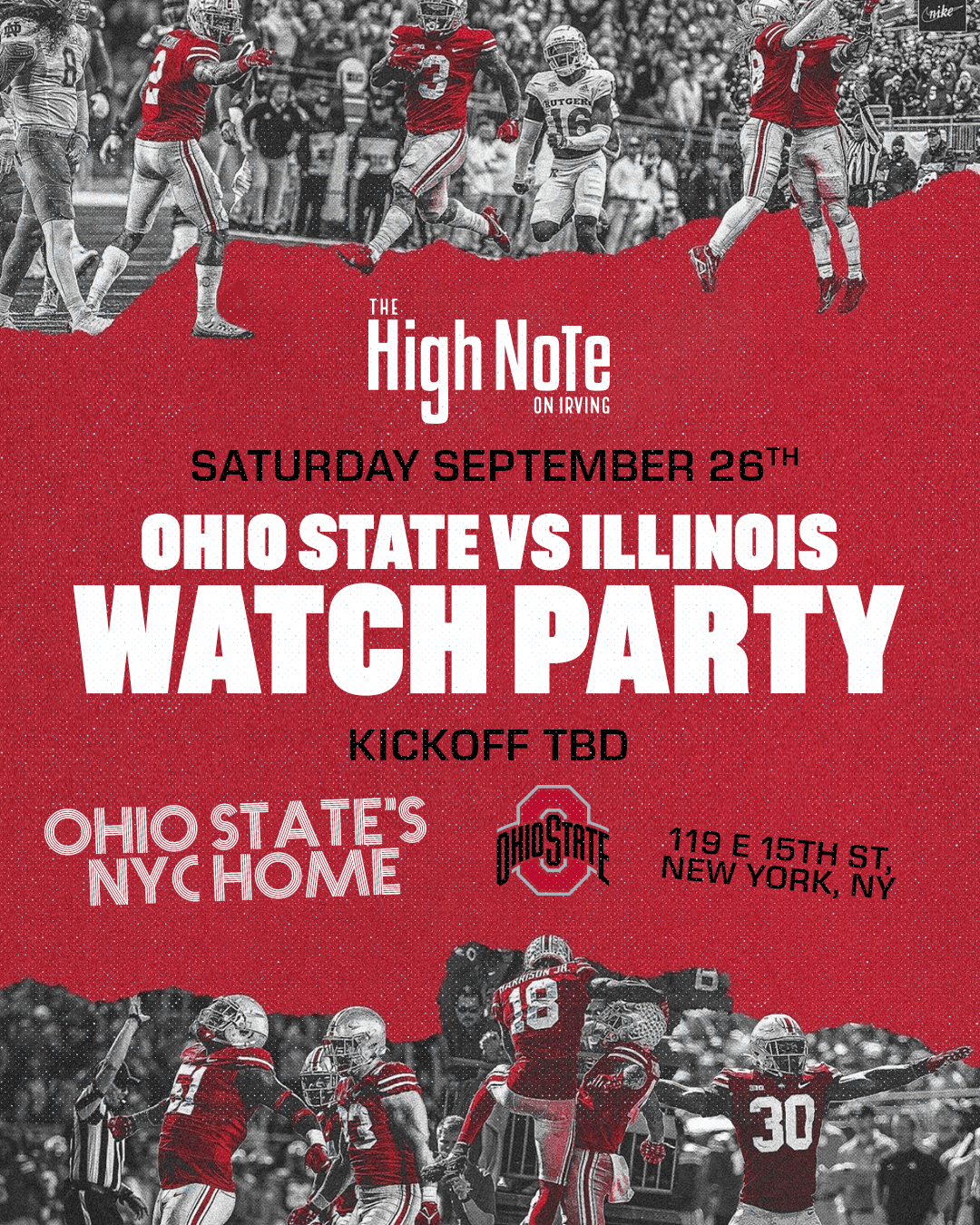 Ohio State vs Illinois Watch Party event image