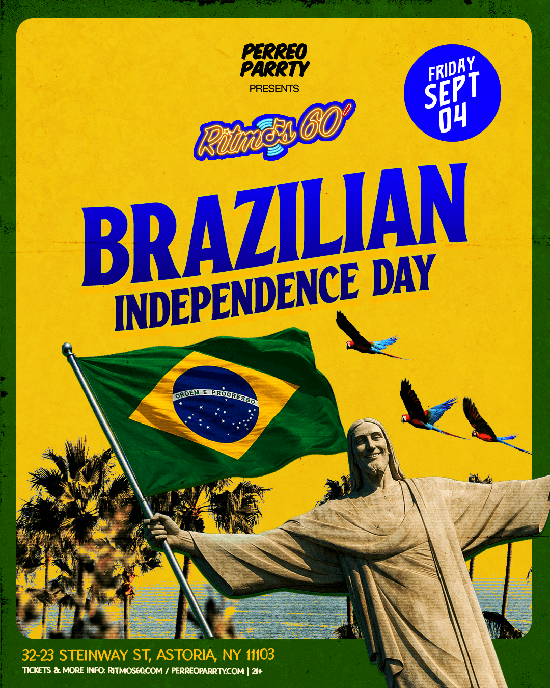 Brazilian Independence Party at the Legendary Ritmos 60 Bar NYC event image
