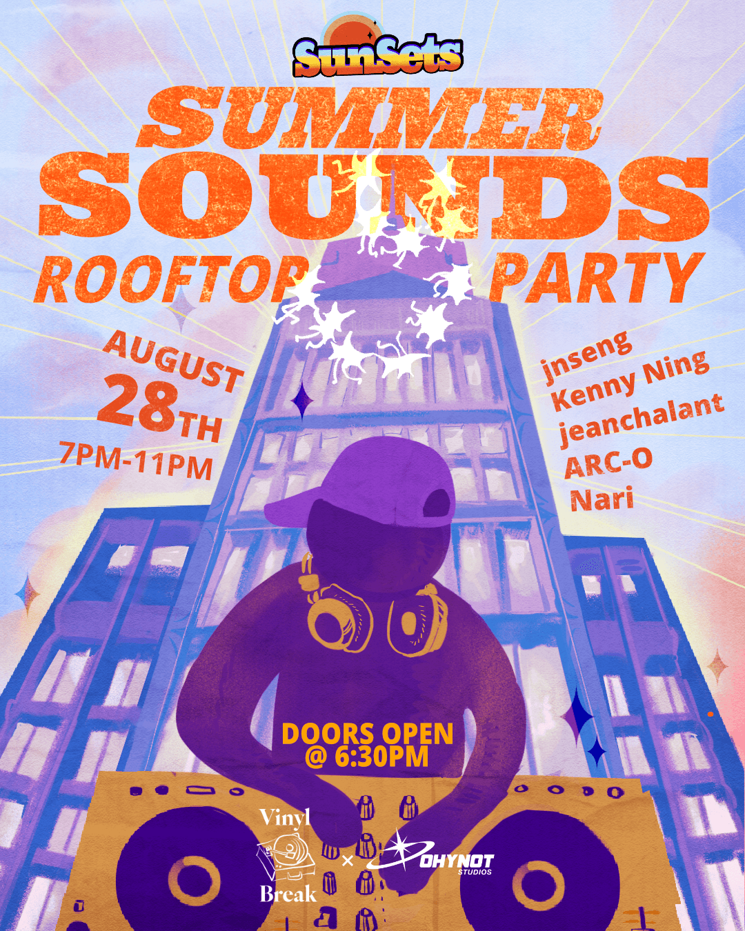 SunSets: End of Summer Rooftop Party event image
