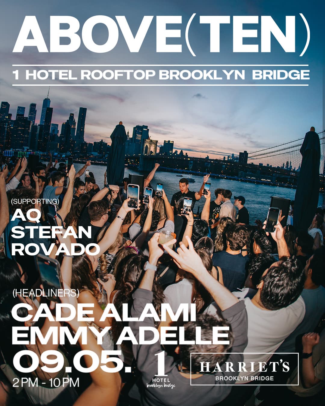 ABOVE(TEN) 1 Hotel Rooftop: Saturday September 5th event image