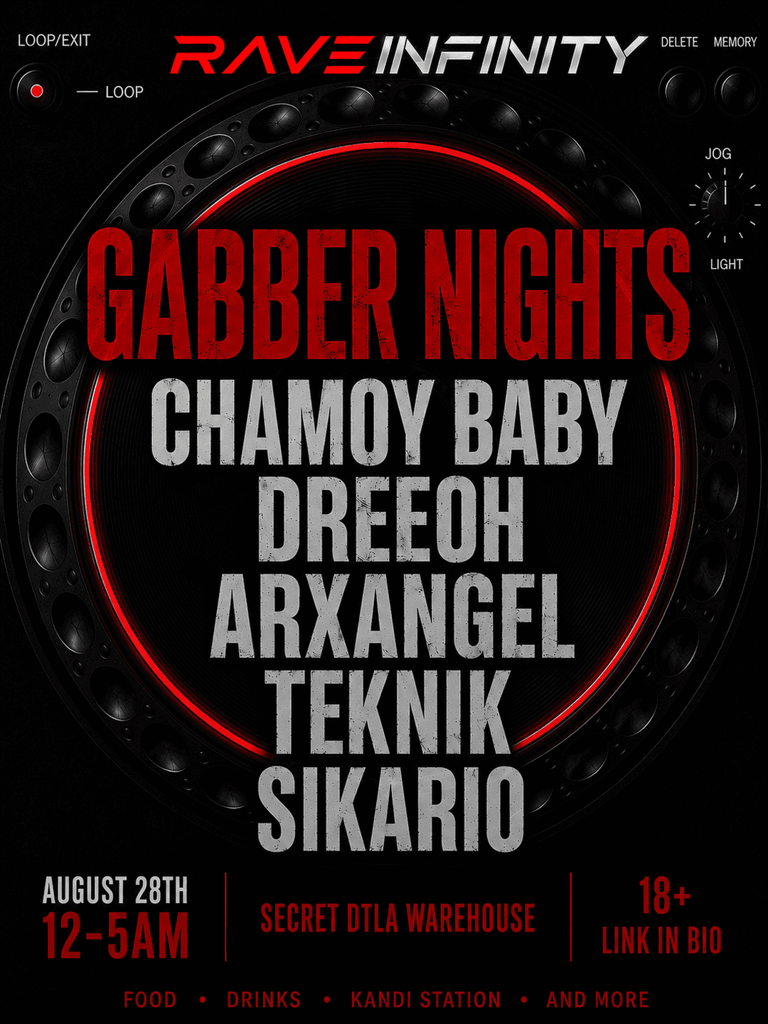 Gabber Nights! Secret DTLA Warehouse event image