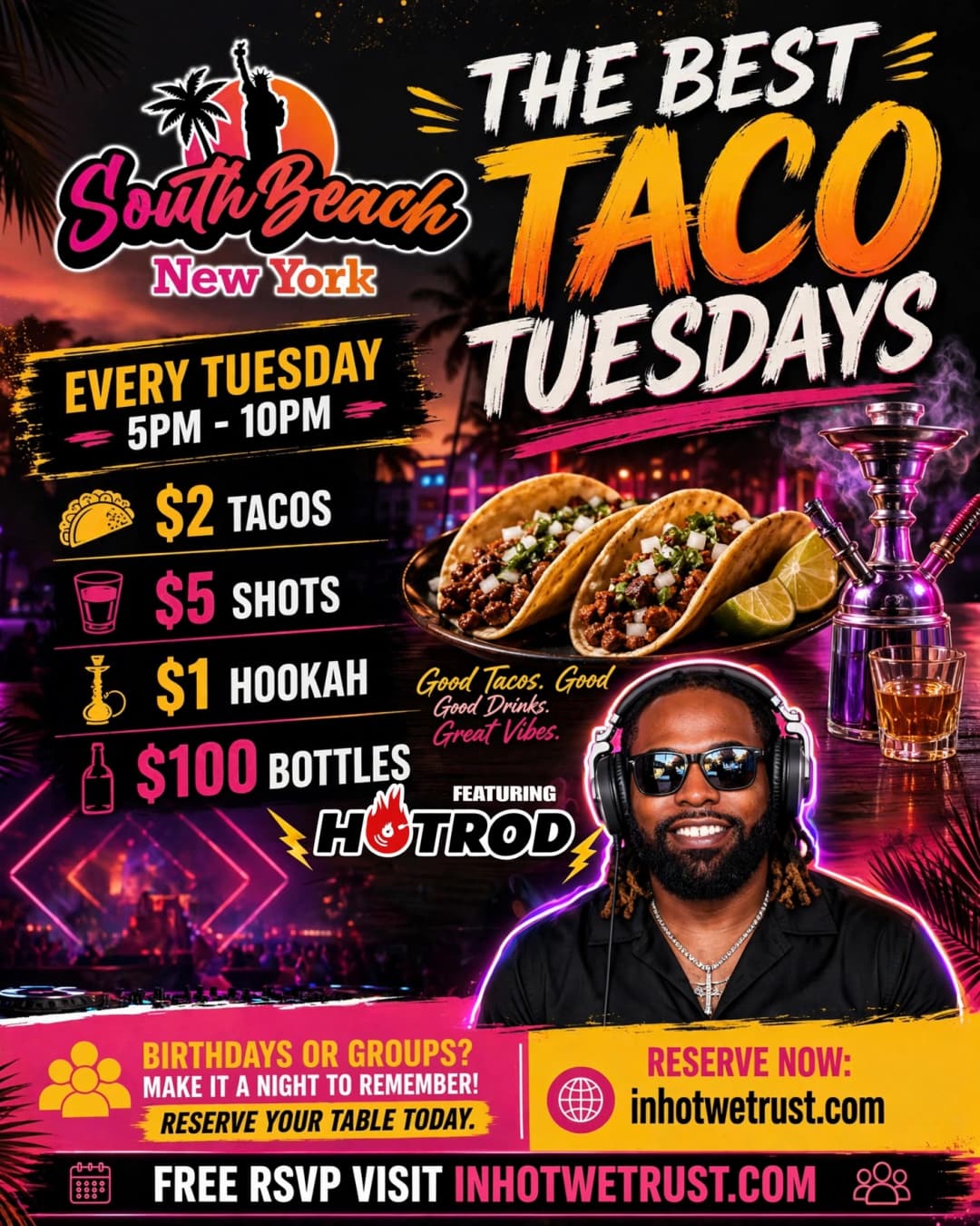 TACO TUESDAY AT SOUTH BEACH NYC event image