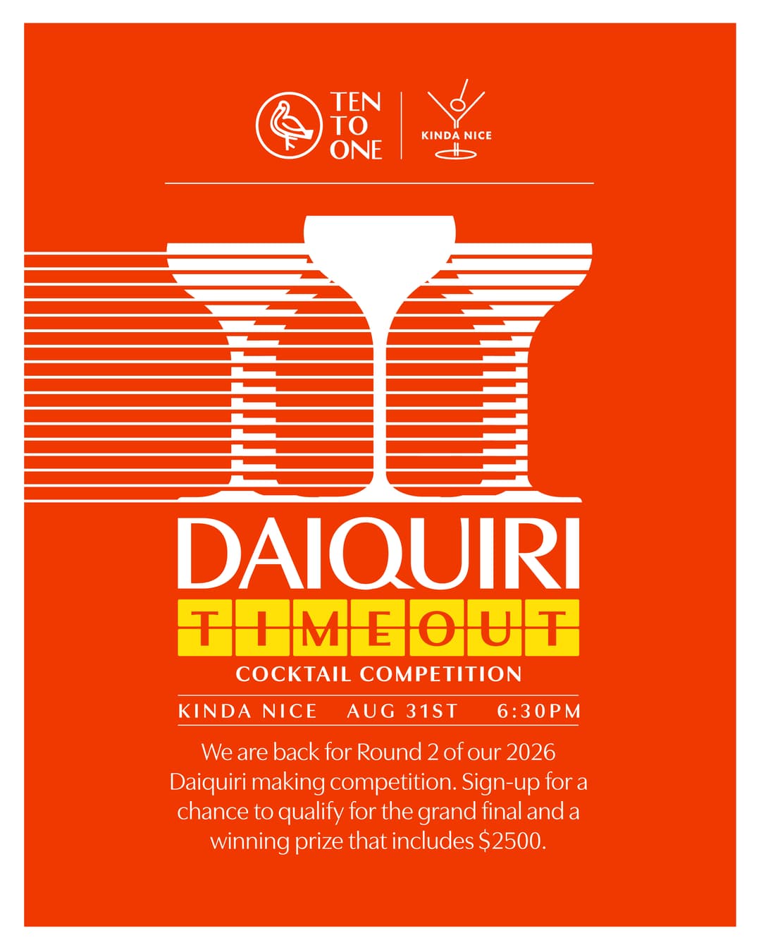 Daiquiri Timeout Cocktail Competition R2 event image