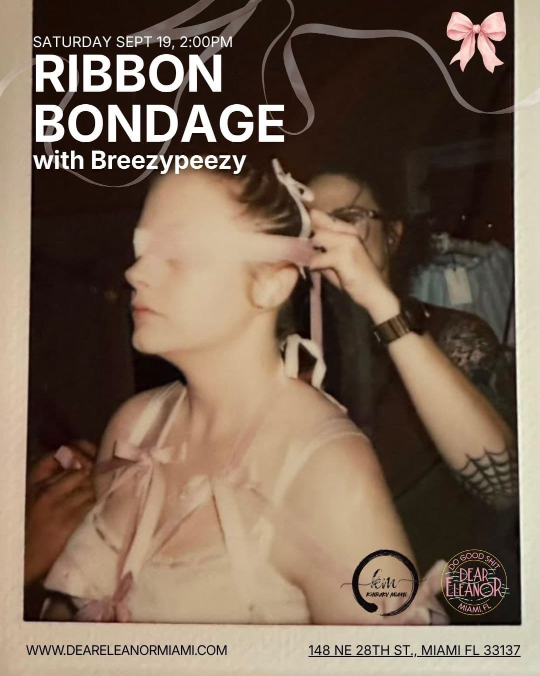 Kinbaku Miami presents Ribbon Bondage event image