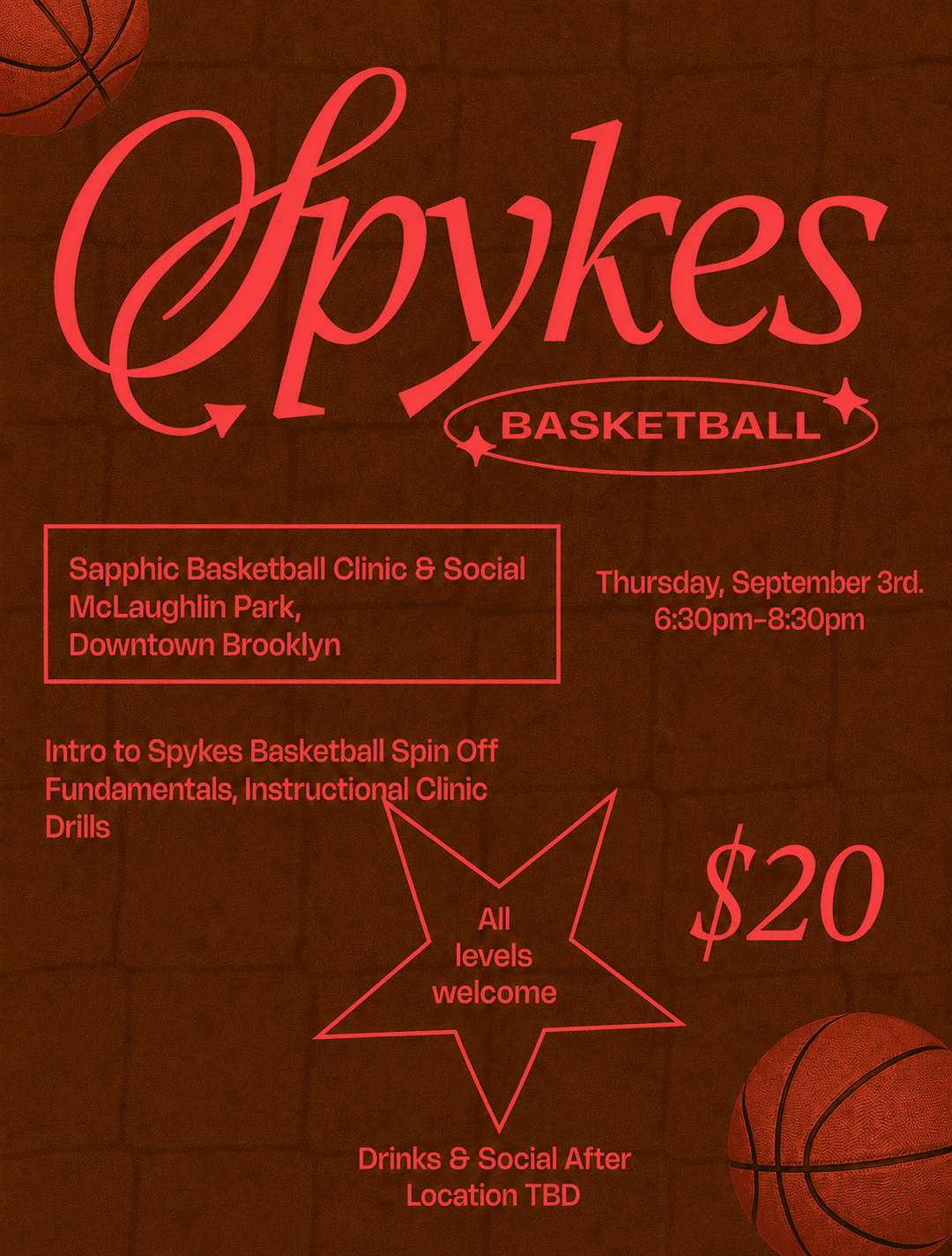 SPYKES BASKETBALL CLINIC 2 event image