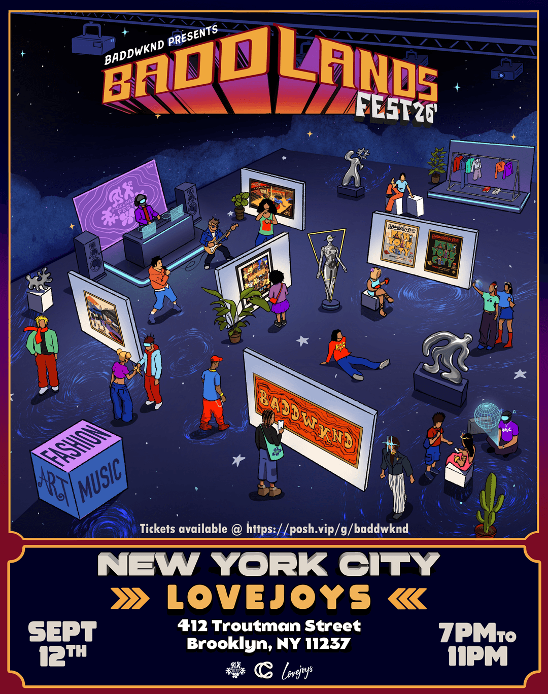 BADDLANDS FEST N.Y.C: Fashion Week event image