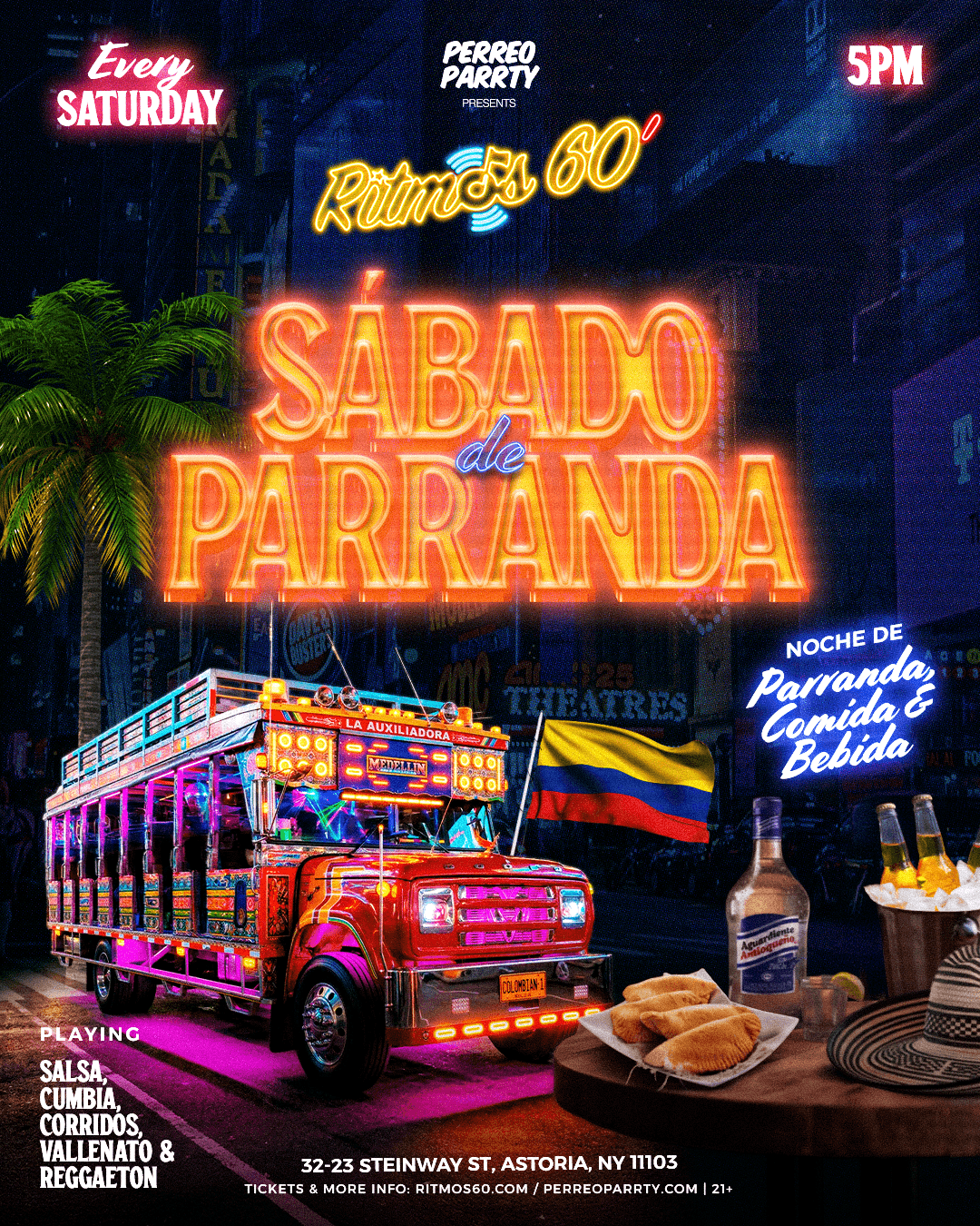 Happy Hour at Ritmos Colombian Restaurant & Bar Salsa NYC event image
