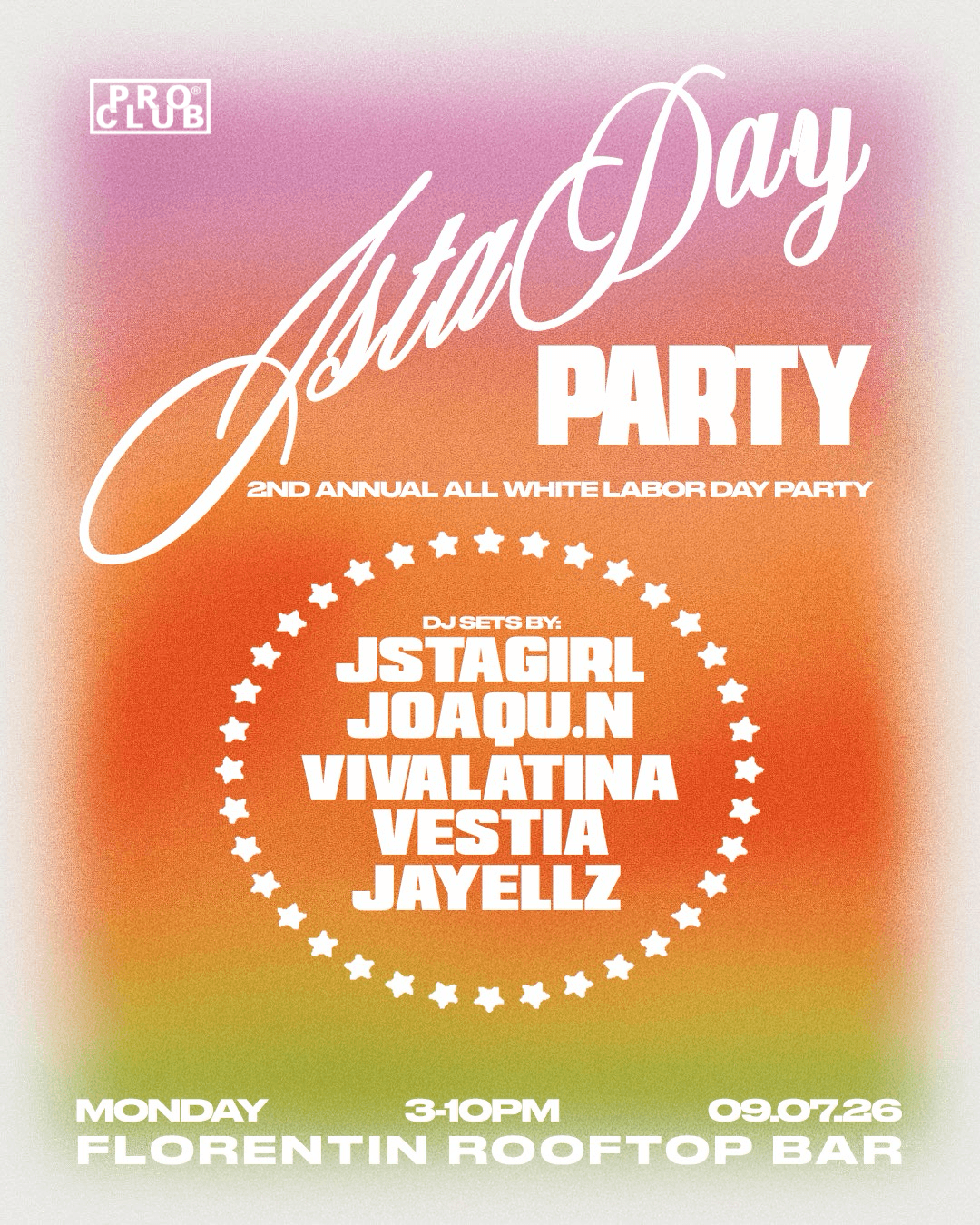 JSTADAYPARTY Labor Day Edition event image