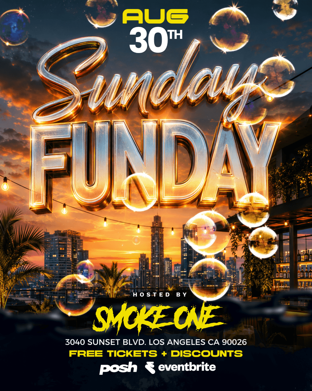 Sunday Funday LA Party Hosted By DJ SMOKE ONE event image