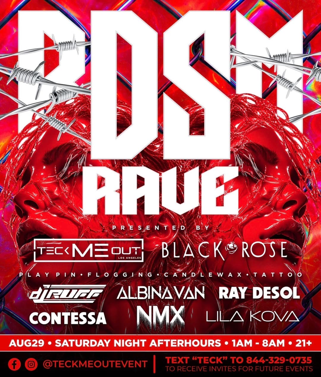 TECKMEOUT x BLACK ROSE event image