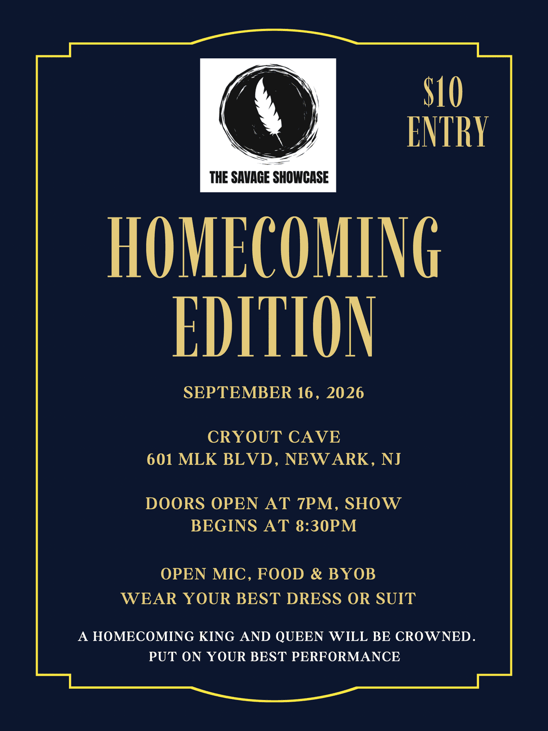The Savage Showcase: Homecoming Edition event image