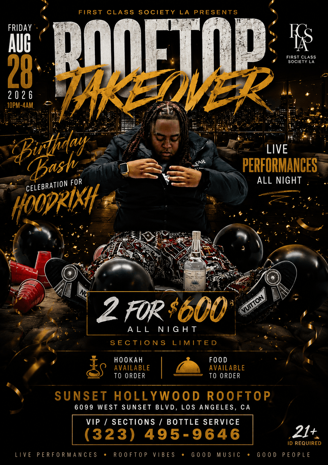VIRGO SEASON KICKOFF ♍ | HOODRIXH BDAY BASH event image