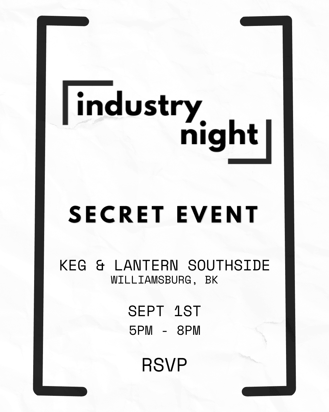 [IN] meetup: a secret event 📱 event image