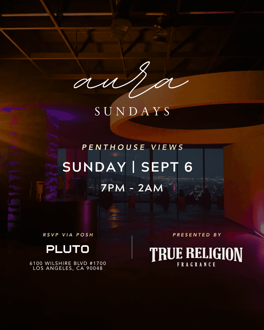 Aura Sundays: Penthouse Views event image
