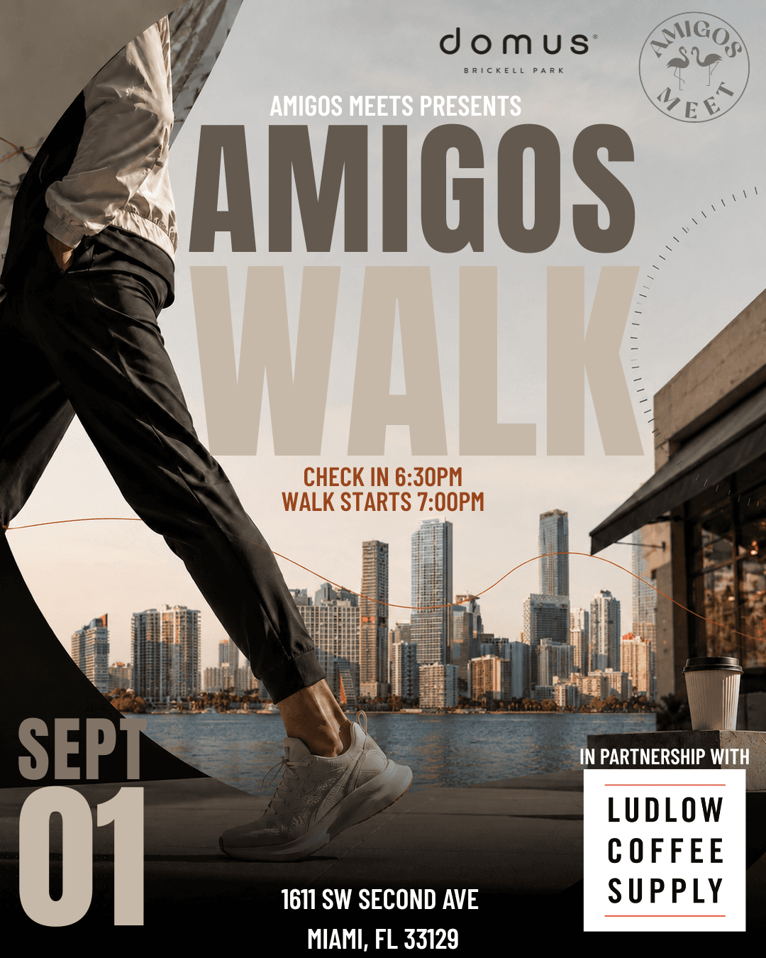 AMIGOS WALK: A SOCIAL WALK + COFFEE HANGOUT event image