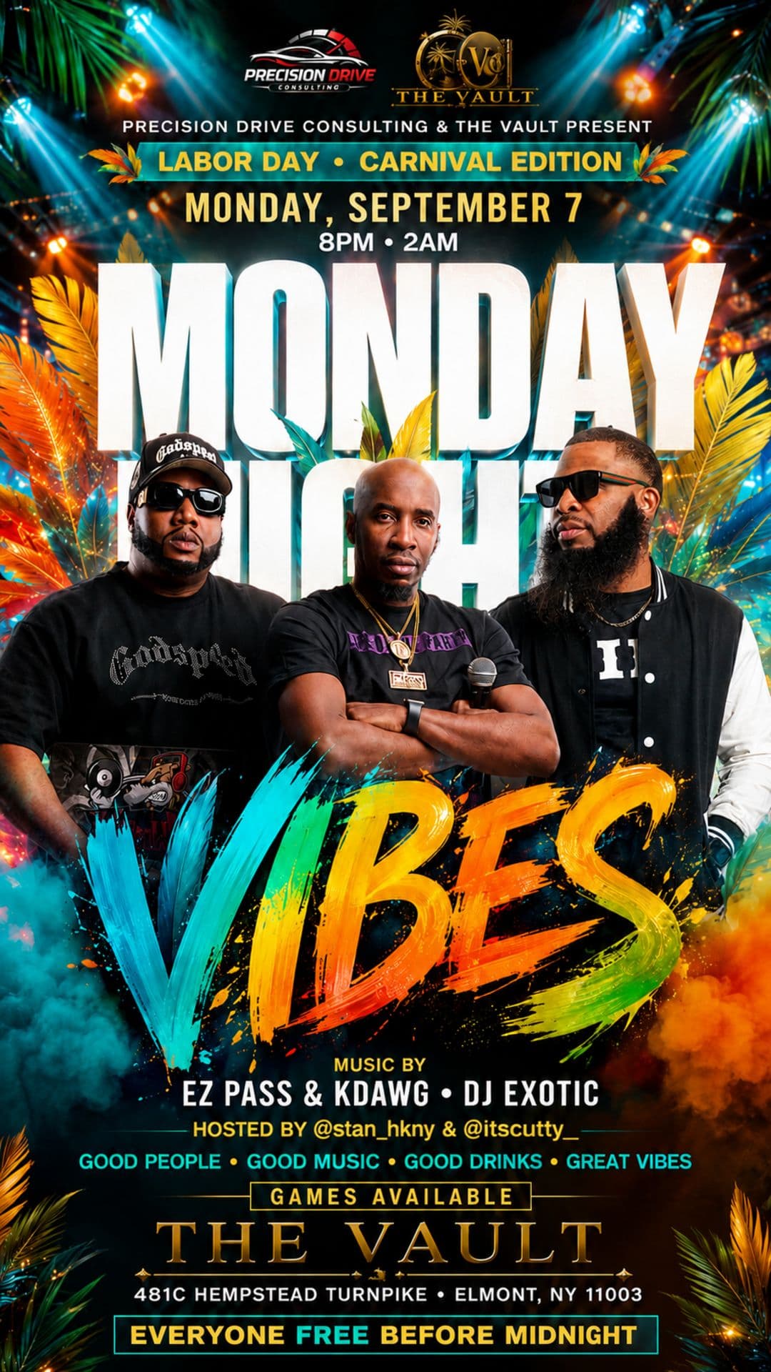 Monday Night Vibes: Carnival Edition event image