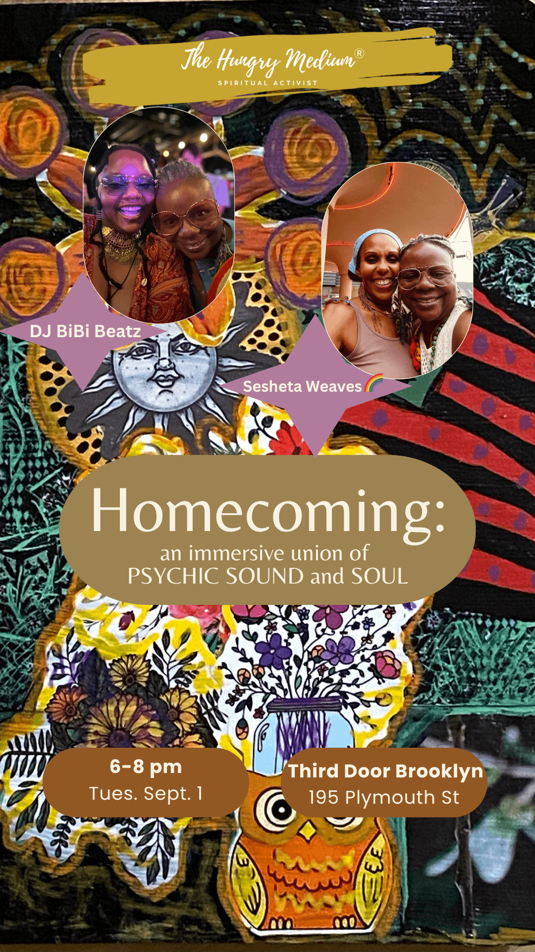 HOMECOMING:  an immersive union of psychic SOUND & SOUL event image
