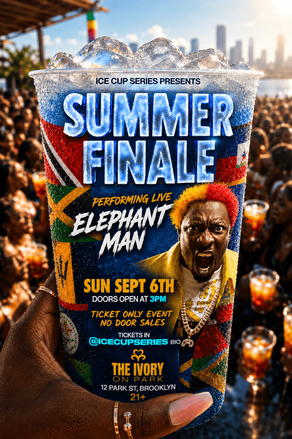 ELEPHANT MAN  LIVE @ ICE CUP SERIES SUMMER FINALE event image