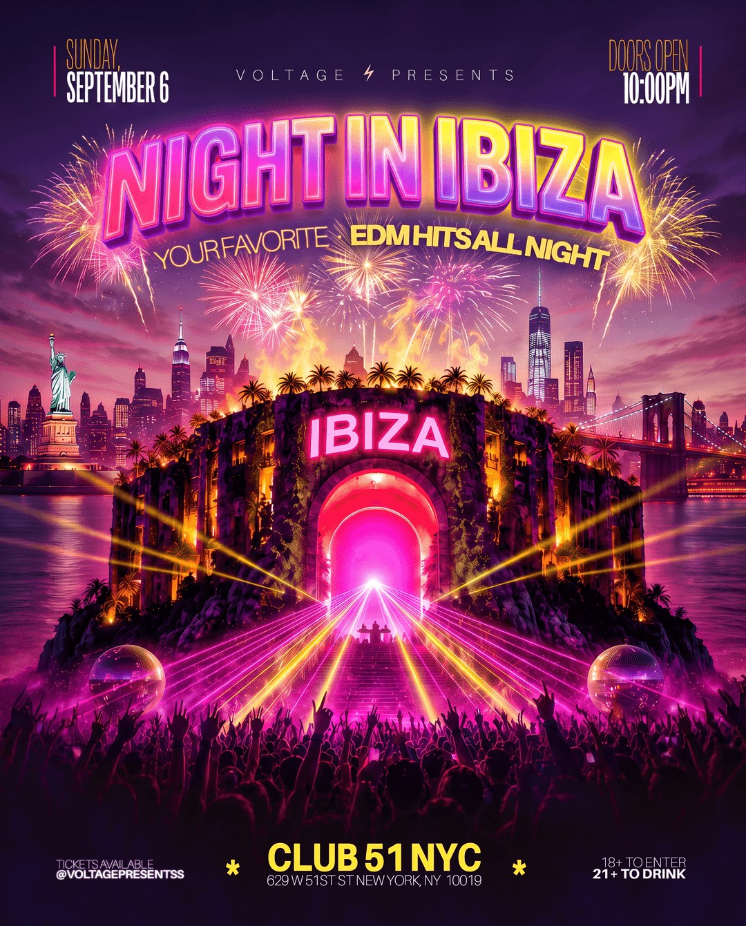NIGHT IN IBIZA (18+) event image