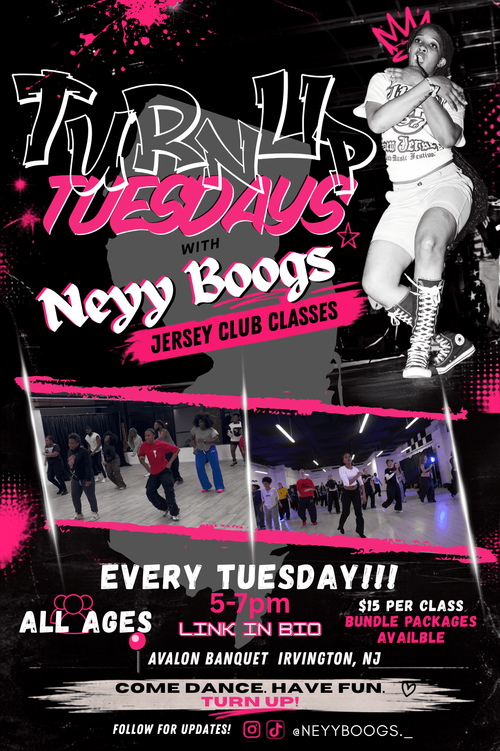 TURN UP TUESDAYS: Jersey Club Class with Neyy Boogs event image