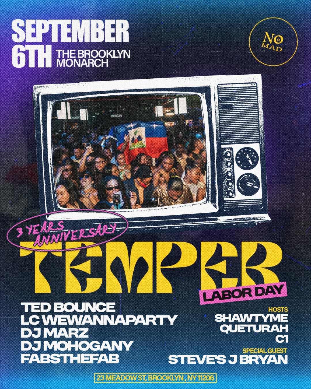 TEMPER Labor Day event image