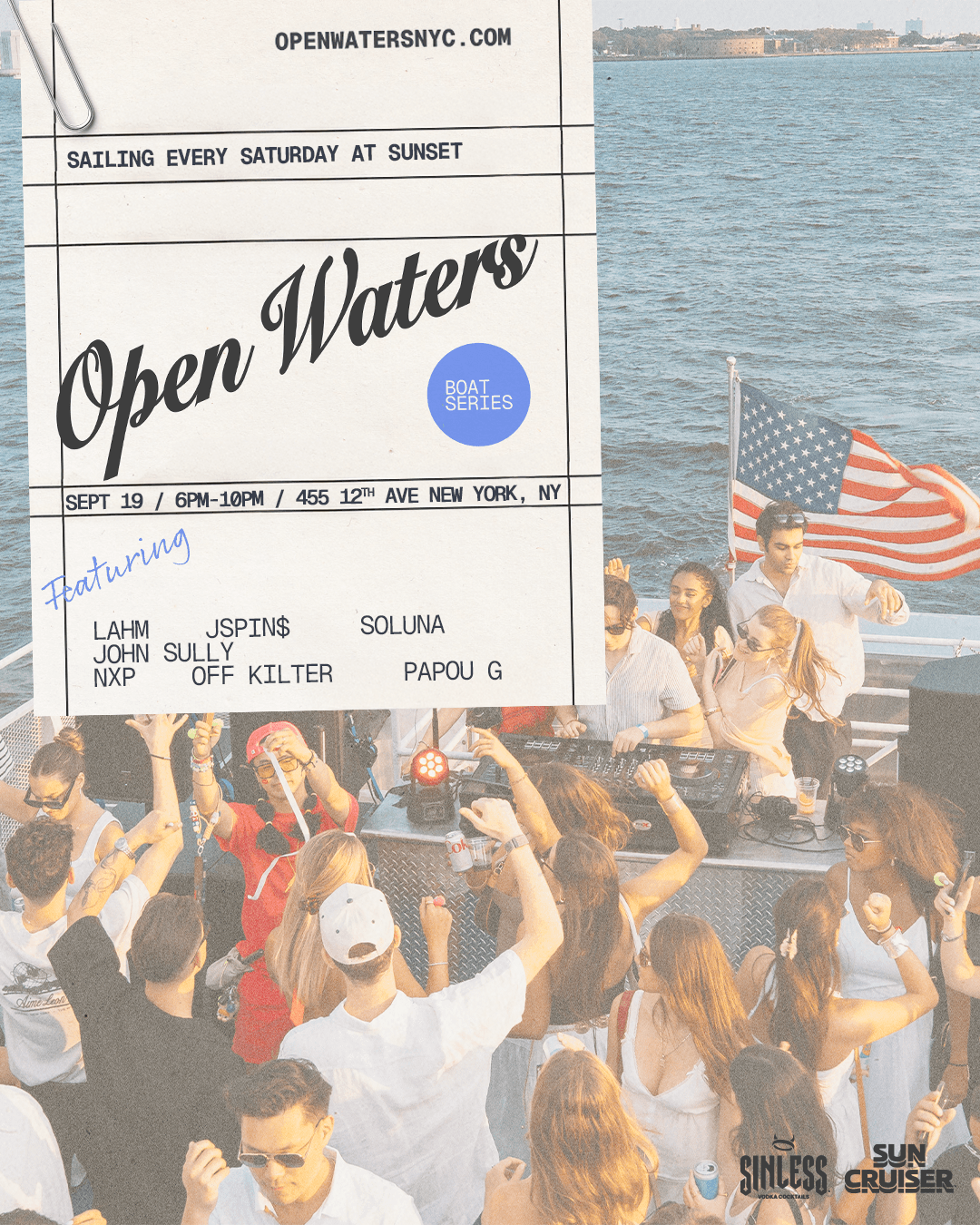 Open Waters Sunset Boat Series - 09.19 event image